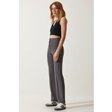  Women's Smoky High Waist Lycra Casual Knitted Trousers | ePonuda.com