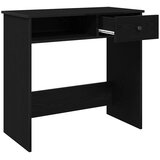  Radni stol crni 80 x 40 x 75 cm od iverice Crna | shoptok.hr