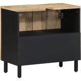  Kupaonski ormarić za umivaonik crni 62x33x58 cm od drva manga | shoptok.hr