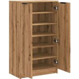 vidaXL Omarica za čevlje artisian hrast 59x35x100,5 cm inženirski les | Shoptok.si
