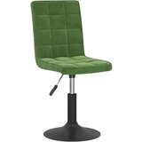 vidaXL Vrtljiv jedilni stol 2 kosa temno zelen žamet, (20947519) | Shoptok.si