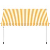 Tenda na ručno uvlačenje 350 cm narančasto-bijela prugasta | shoptok.hr