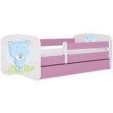 HAPPYKIDS OTROKA POSTELJA DREAMY MEDVEDEK (VE BARV IN DIMENZIJ)-Roza-80x160 | Shoptok.si