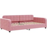  Raztegljiva postelja roza 100x200 cm žamet | Shoptok.si