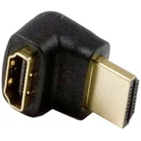 LKHA012 HDMI adapter [1x ženski konektor HDMI - 1x muški konektor HDMI] crna