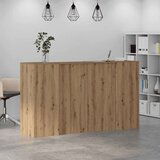  Sprejemna miza artisan hrast 180x50x103,5 cm inženirski les | Shoptok.si