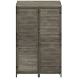  Vrtno spremište antracit 102x52x174,5 cm od masivne jelovine | shoptok.hr