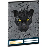 Black Panther bilježnica s uzorkom pantere, 38 listova, A5