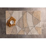 Venture Home kupaonski tepih Loui 90 × 60 cm, boje bjelokosti | shoptok.hr