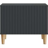  Stolić za kavu s ladicama Crna 49 x 50 x 40 cm Konstruirano drvo - Crna | shoptok.hr