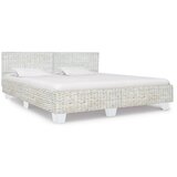 vidaXL okvir za krevet od prirodnog ratana sivi 180 x 200 cm Cijene