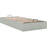  Okvir kreveta bez madraca svjetlosivi 100x200 cm baršunasti | shoptok.hr