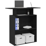  Recepcijski stol Crni 100x40x104 cm Inženirsko drvo | shoptok.hr