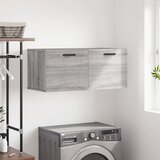 vidaXL Stenska omarica siva sonoma 80x36,5x35 cm inženirski les | Shoptok.si