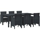  Vrtni set za objed 7 pcs Antracit Polipropilen | shoptok.hr