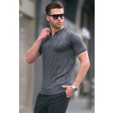 Madmext Polo T-shirt - Gray - Regular fit Cene