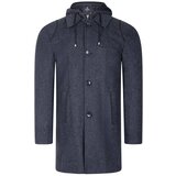 Dewberry PLT8335 MEN'S COAT-LIGHT DIAGONAL BLACK-ANTHRACITE Cijene