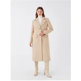 LC Waikiki Women's Jacket Collar Plain Cachet Coat