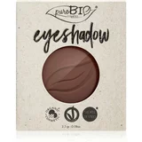 puroBIO cosmetics Compact Eyeshadows senčila za oči nadomestno polnilo odtenek 03 Brown 2,5 g