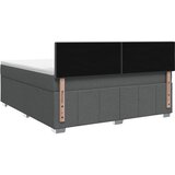  Boxspring krevet s madracem Tamnosiva 140 x 190 cm Tkanina | shoptok.hr