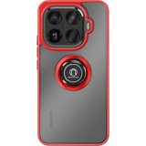 AVIZAR Ohišje za Xiaomi 15T Pro z vrtljivim magnetnim obročem in matiranim zaključkom, Rdeča, (5000189545) | Shoptok.si