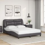  Okvir kreveta s LED-om bez madraca Hvar sivi 120 x 200 cm | shoptok.hr