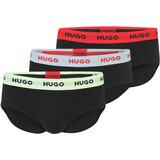 Hugo Cotton Stretch Hipbrief 3-Pack Multicolor S | Shoptok.si