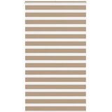 vidaXL Zebra zavjesa Pješčano smeđa 125x200 cm Širina tkanine 120 9 cm Poliester - Pješčanosmeđa 125 x 200 cm | shoptok.hr