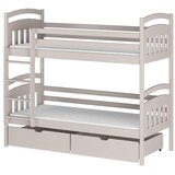 Molarem Home Drveni dječji krevet na kat Gabi s ladicom - kašmir - 160x80 cm - Bez madraca | shoptok.hr
