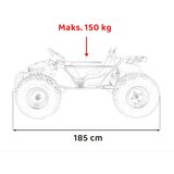 Ramiz Otroški Buggy xxl 800W 48V vijolična | Shoptok.si
