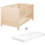 Roba Otroška posteljica z nastavljivo višino 70x140 cm v naravni barvi Easy Sleep – | Shoptok.si