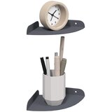  Lebdeća polica s policom 2 pcs Antracit 15 x 15 x 2 cm | Eponuda.ba