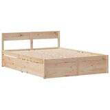  Okvir kreveta bez madraca 150 x 200 cm od masivne borovine | shoptok.hr