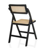 MID.YOU Zložljiv Stol Tudela Bamboo, Črna, Rjava | Shoptok.si