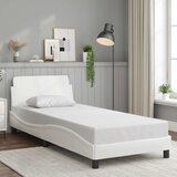  Okvir za krevet Dover bijeli 80 x 200 cm od umjetne kože | shoptok.hr