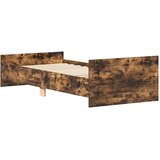  Okvir kreveta bez madraca dimljena boja hrasta 90x200 cm drveni | shoptok.hr