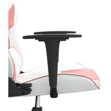  Igraća stolica bijelo-ružičasta od umjetne kože | shoptok.hr