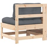  Vrtna sofa s naslonom za ruke i jastukom od masivne borovine | shoptok.hr