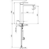 Rosan S2 baterija za lavabo – hladna voda 254209