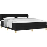  Krevet s opruga kutije s madracem Crna 180 x 200 cm tkanina | shoptok.hr