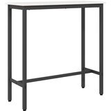  Stol Bijelo 100 x 40 x 101 cm Inženjerska drva i čelik | shoptok.hr