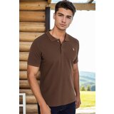Dewberry T8561 MEN'S TSHIRT-LIGHT BROWN Cijene