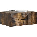  Stenski nočni omarici 2 pcs Dimljen hrast 49 x 34,5 x 20 cm, (5000209486) | Shoptok.si