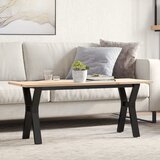 vidaXL Stolić za kavu Y-oblika 110x40x45cm borovina i lijevano željezo Cijene