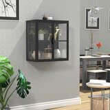 MID.YOU VISEČA VITRINA, črna | Shoptok.si