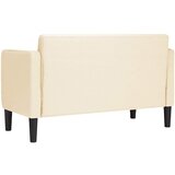  Dvosjed kauč kremasto 109 cm samt tkanina | shoptok.hr