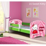  Otroška postelja ACMA z motivom, bočna zelena 140x70 cm 15 Sweet Kitty | Shoptok.si