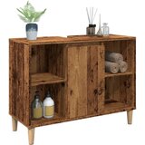  Kupaonski ormarić boja drva 80 x 33 x 60 cm konstruirano drvo | shoptok.hr