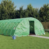  Staklenik s čeličnim okvirom zeleni 90 m² 18 x 5 x 2,3 m