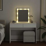  Toaletni stolić s LED svjetlima bijeli 100 x 40 x 130 cm | Eponuda.com